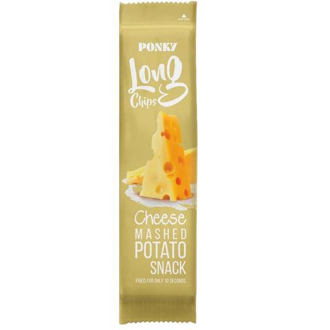 Ponky Long Chips Cheese Potato 75g - CAFELAX
