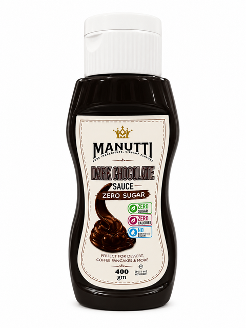 Manutti Zero Sugar Dark Chocolate Sauce 400g