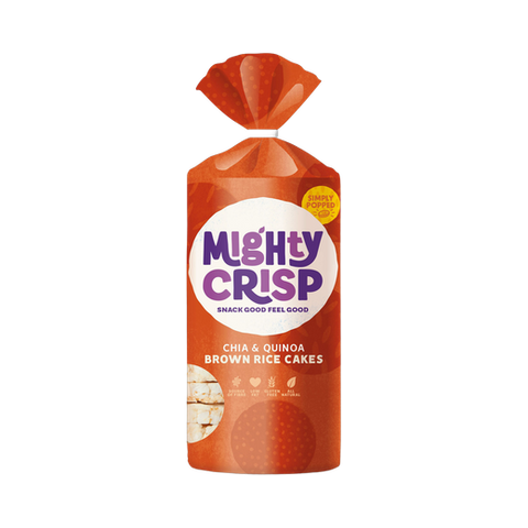 Mighty Crisp Chia & Quinoa Brown Rice Cakes 106g - CAFELAX