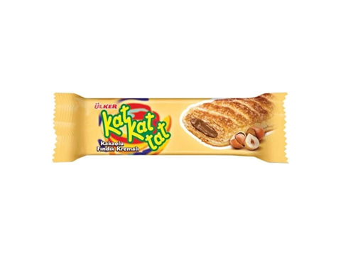 Ülker Kat Tak Puff Pastry With Hazelnut Cocoa Cream 25g