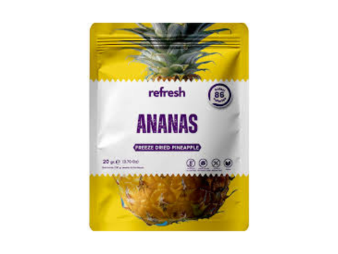 Refresh Freeze Dried Chips Pineapple 20g - CAFELAX