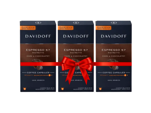 Davidoff Espresso 57 Ristretto Coffee Capsules Bundle 3*10 Capsules