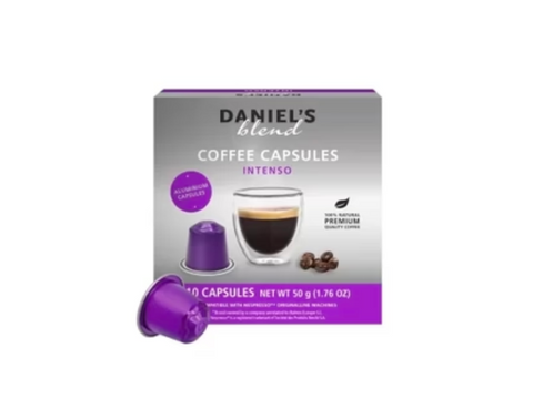 Daniel's Blend Intenso Coffee Capsules - 10 Capsules