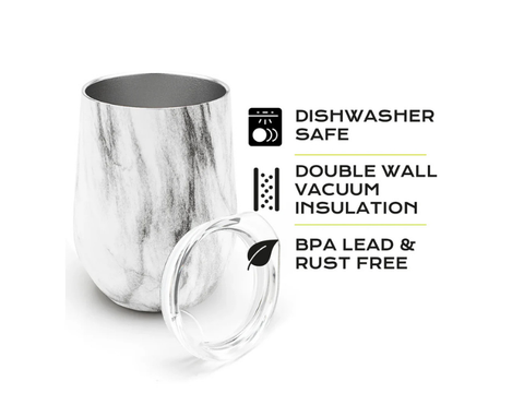 Balibetov Stainless Steel Mate Set - Marble - CAFELAX