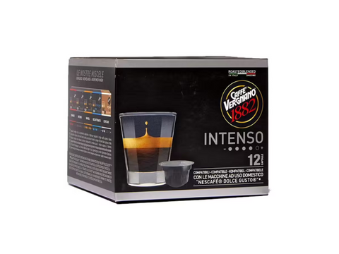 Caffè Vergnano Intenso Dolce Gusto Coffee Capsules - 12 Capsules