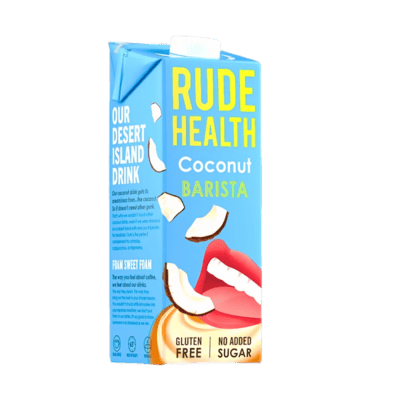 Rude Health Barista Coconut Milk No Sugre Free Gluten 1L