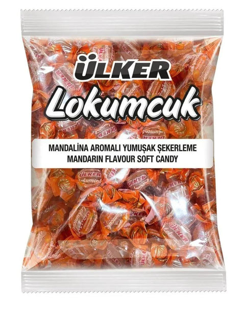 Ulker Lokumcuk mandarin Flavored Soft Candy 1 kg