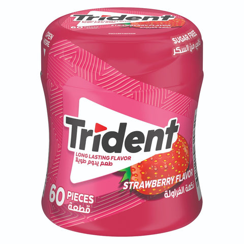Trident Sugar Free Straberry Flavor 60 Pieces