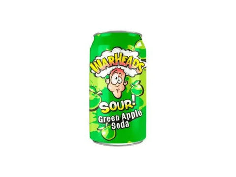 Warheads Sour Green Apple Soda 355 ml