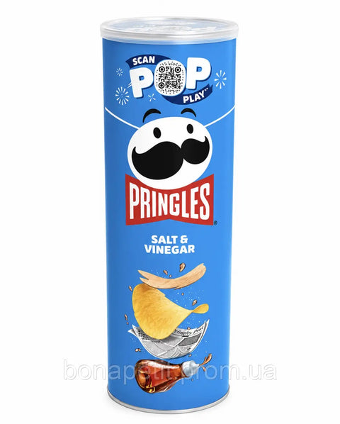 Pringles Salt & Vinegar Chips 165g