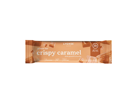 Lychee Crispy Caramel Protein Bar 20g Protien 70g
