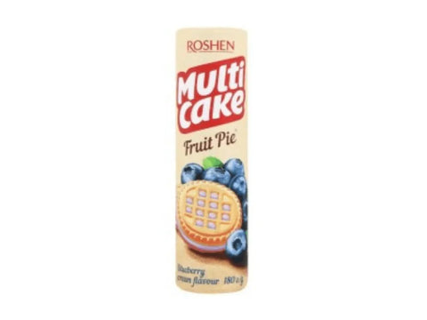 Roshen Fruit Pie Blueberry Multi Cake 180g - CAFELAX
