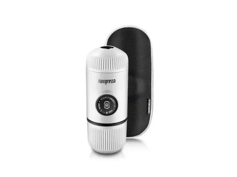 Wacaco Nanopresso Ground Espresso Maker With Protective Case - Chill White - CAFELAX