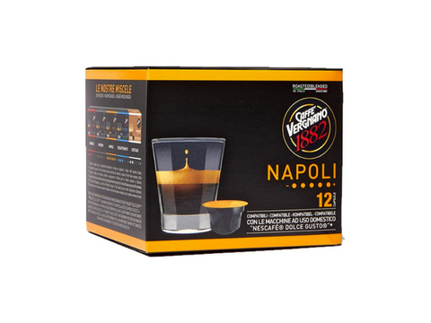 Caffè Vergnano Napoli Dolce Gusto Coffee Capsules - 12 Capsules