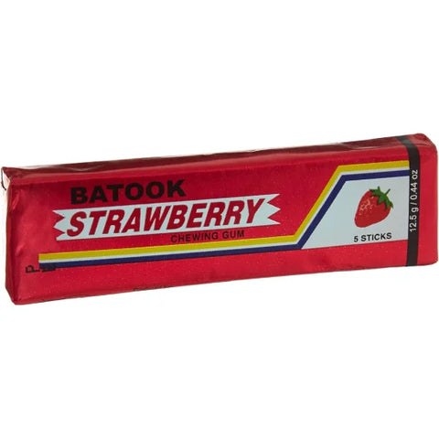 Batook Strawberry Chewing Gum 5 Sticks