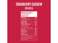 OWN Cranberry Cashew Granola 350g - CAFELAX