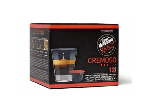 Caffè Vergnano Cremoso Dolce Gusto Coffee Capsules - 12 Capsules - CAFELAX