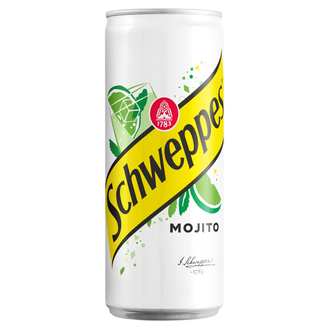 Schweppes Mojito Soda Drink 330ml