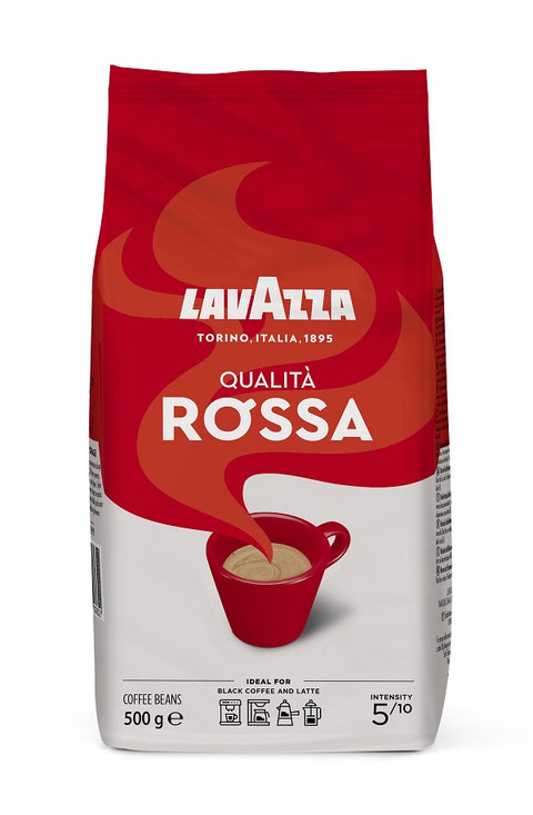 Lavazza Qualita Rossa Whole Beans Coffee 500g