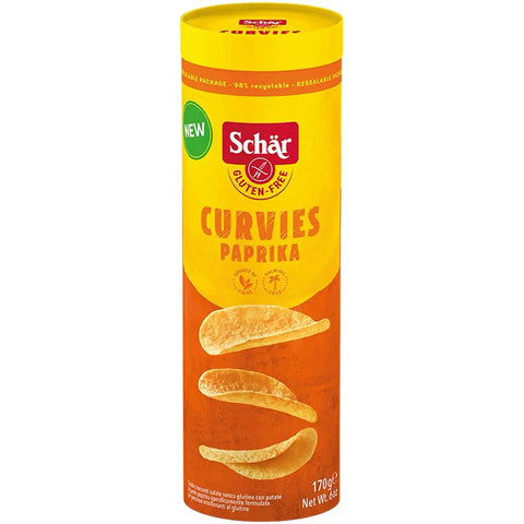 Schar Gluten Free Curvies Paprika Chips 170g