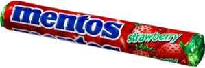 Mentos Strawberry Chewy Strawberry Candy 37.5g