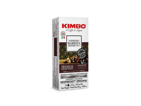 Kimbo Espresso Barista Ristretto Coffee Capsules - 10 Capsules " ALUMINIUM CAPSULES"