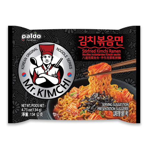 Paldo Korean Original Stirfried Kimchi Ramen Noodles Series 134g