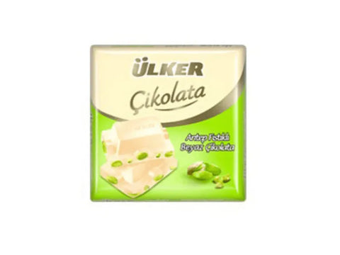 Ülker White Chocolate With Pistachio 65g - CAFELAX