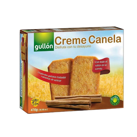 Gullón Creme Canela Cinnamon Crisp Toasted Biscuits 470g