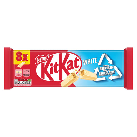 " BB: 2-2026" KitKat Finger White Chocolate Biscuit 165.6g