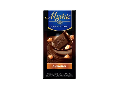 Mythic Sensations Dark Chocolate With Hazelnut 80g - CAFELAX