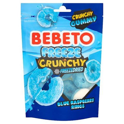 Bebeto Freeze Dried Blue Raspberry Ring Candy 35g