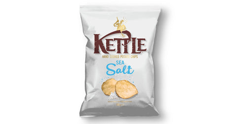 Kettle Hand Cooked Sea Salt Potato Chips 130g