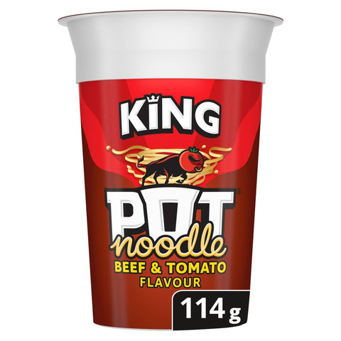 Pot King Beef & Tomato Noodles Flavour 114g