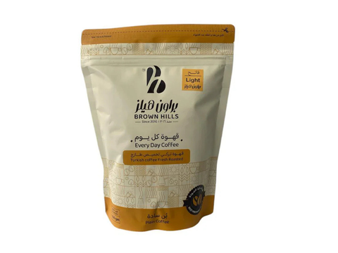 Brown Hills Plain Light Turkish Coffee 250g - CAFELAX