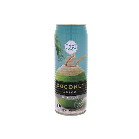 Thai Coco Coconut Juice With Pulp 520ml