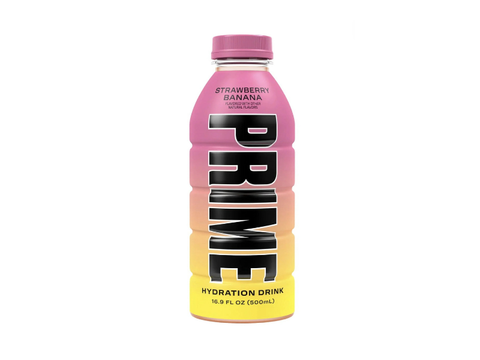 Prime Strawberry Banana Hydration Drink 500ml - CAFELAX