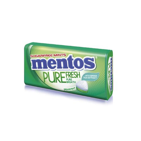 Mentos Pure Fresh Spearmint Sugar Free Gum 35g