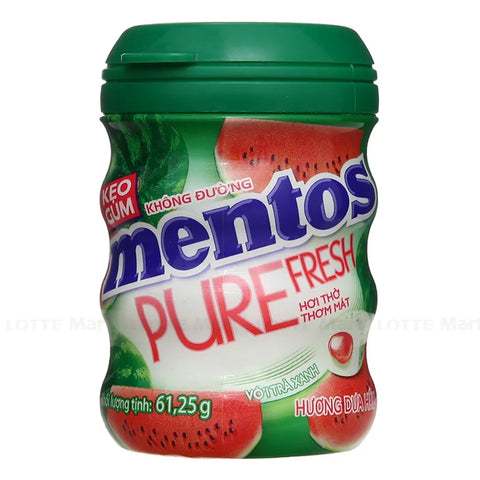 Mentos Pure Fresh Watermelon Sugar Free Gums 61.25g