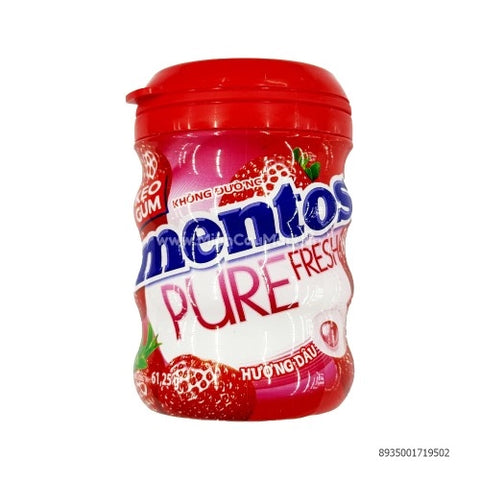Mentos Pure Fresh Strawberry Sugar Free Gums 61.25g