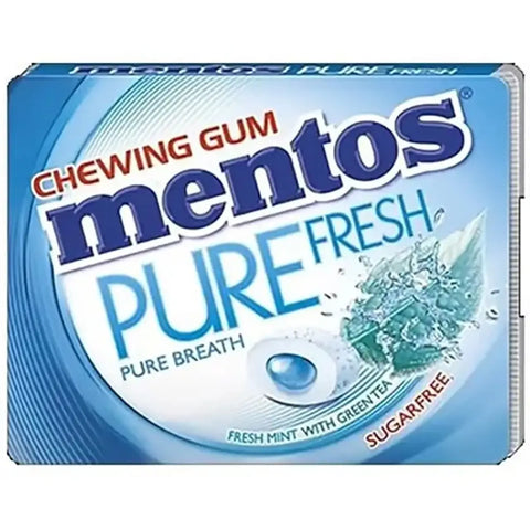 Mentos Pure Fresh Mint Sugar Free Gums 8 Pieces - 14g