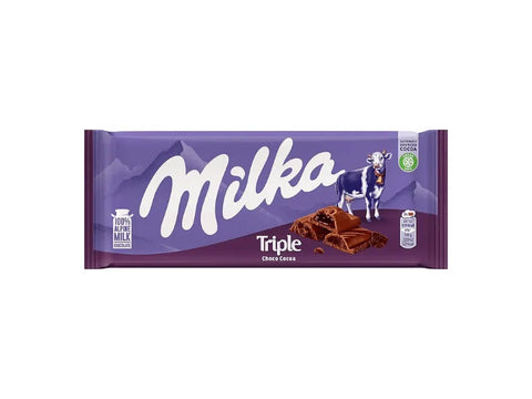 Milka Trible crema cacao Chocolate 90 gm - CAFELAX