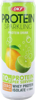 Okf Protein Lime & Lemon Sparkling water 335ml - CAFELAX