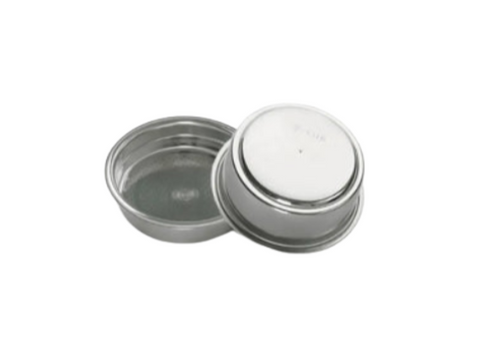 Stainless Steel Cup Pressurized Porous Coffee Filter 51mm - Single Shots - Double Layers