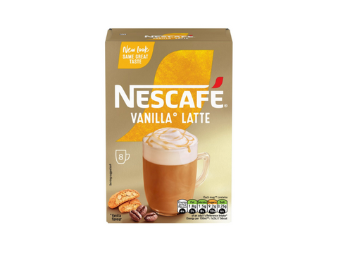 Nescafe Vanilla Latte Instant Coffee 8 Sachets