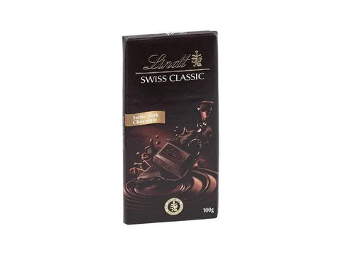 Lindt Swiss Classic Dark Chocolate 100g - CAFELAX
