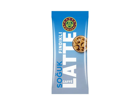 Kahve Dunyasi Iced Caffe Latte With Hazelnut Instant Coffee - 1 Sachet - CAFELAX
