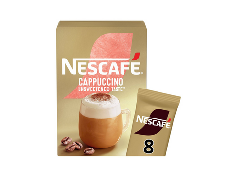 Nescafe Cappuccino Unsweetened 8 Sachets