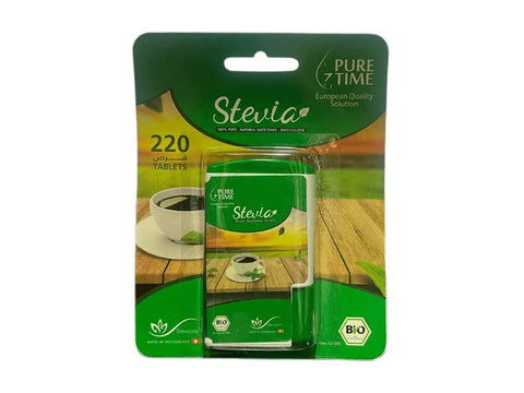 Pure Time Stevia Sweetener 220 Tablets - CAFELAX