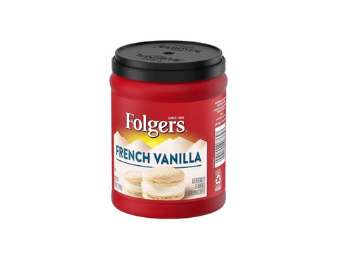 Folgers French Vanilla Flavored Ground Coffee 326g
